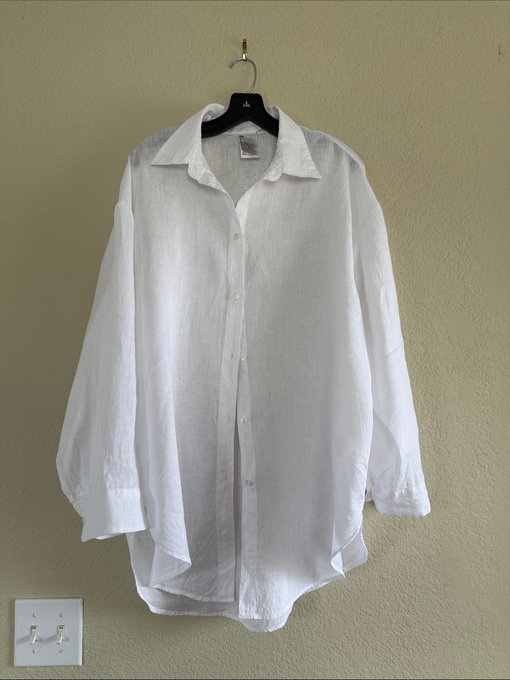 H&M linen beach shirt, size S